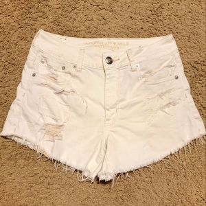 American Eagle high rise festival shorts 8